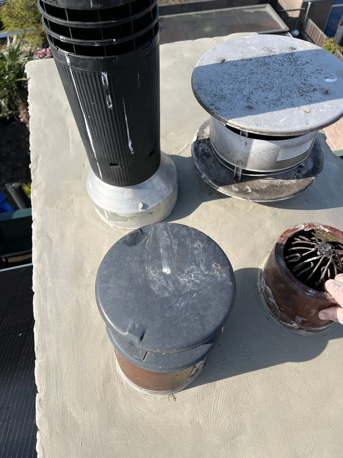 Gevel na herstel en waterafstotende behandeling