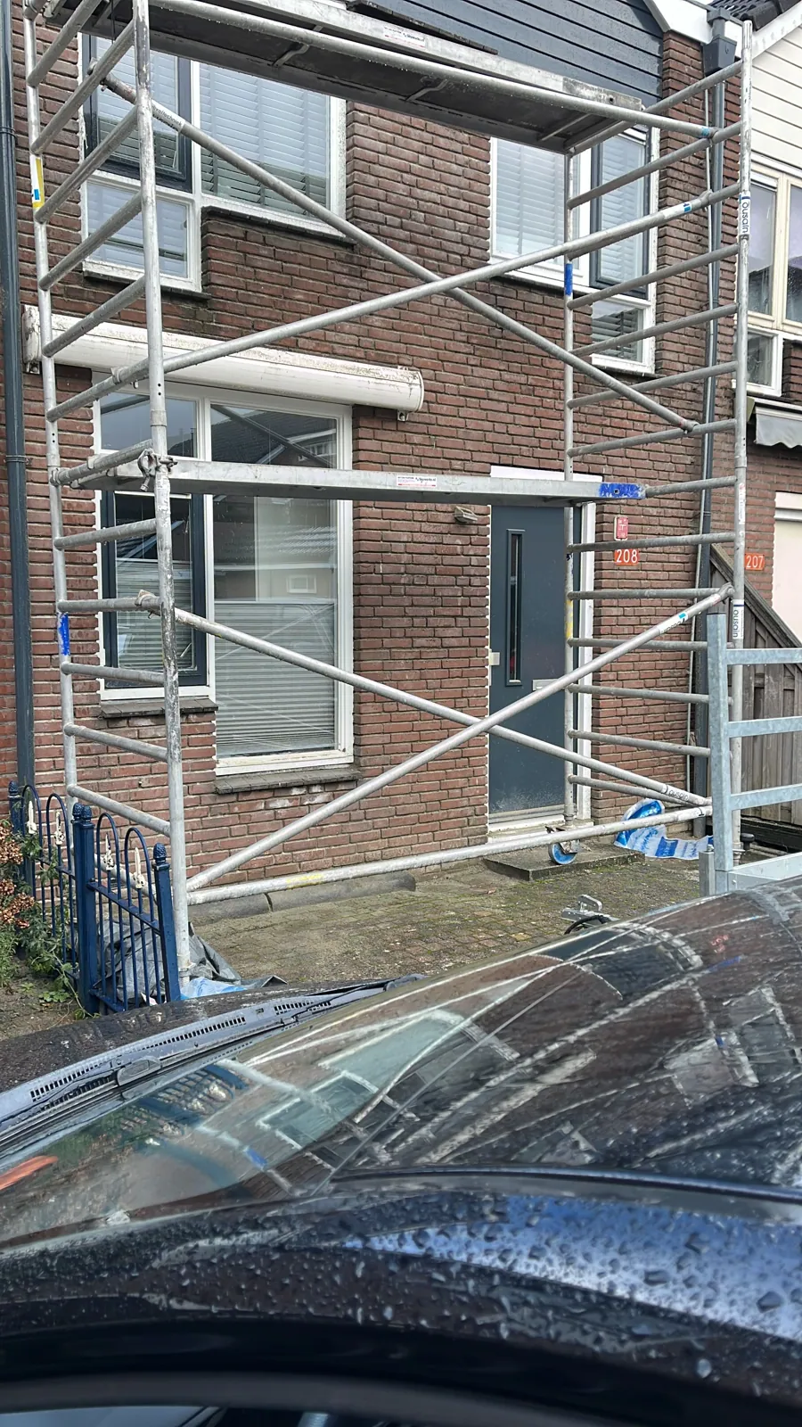 Scheurherstel in metselwerk met vervangen stenen