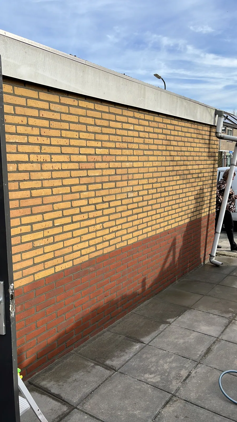 Nieuw metselwerk rond een gevelopening
